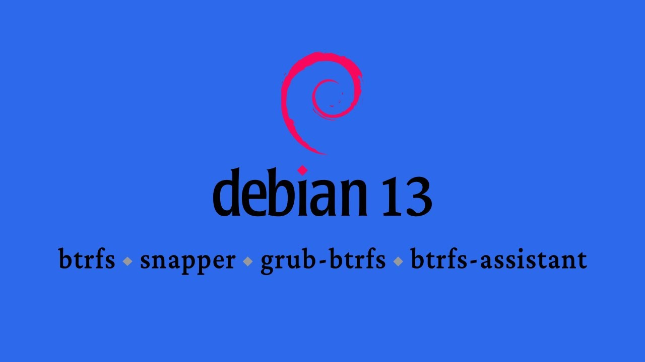 Настройка «Time Machine» в Debian 13 — простой откат BTRFS