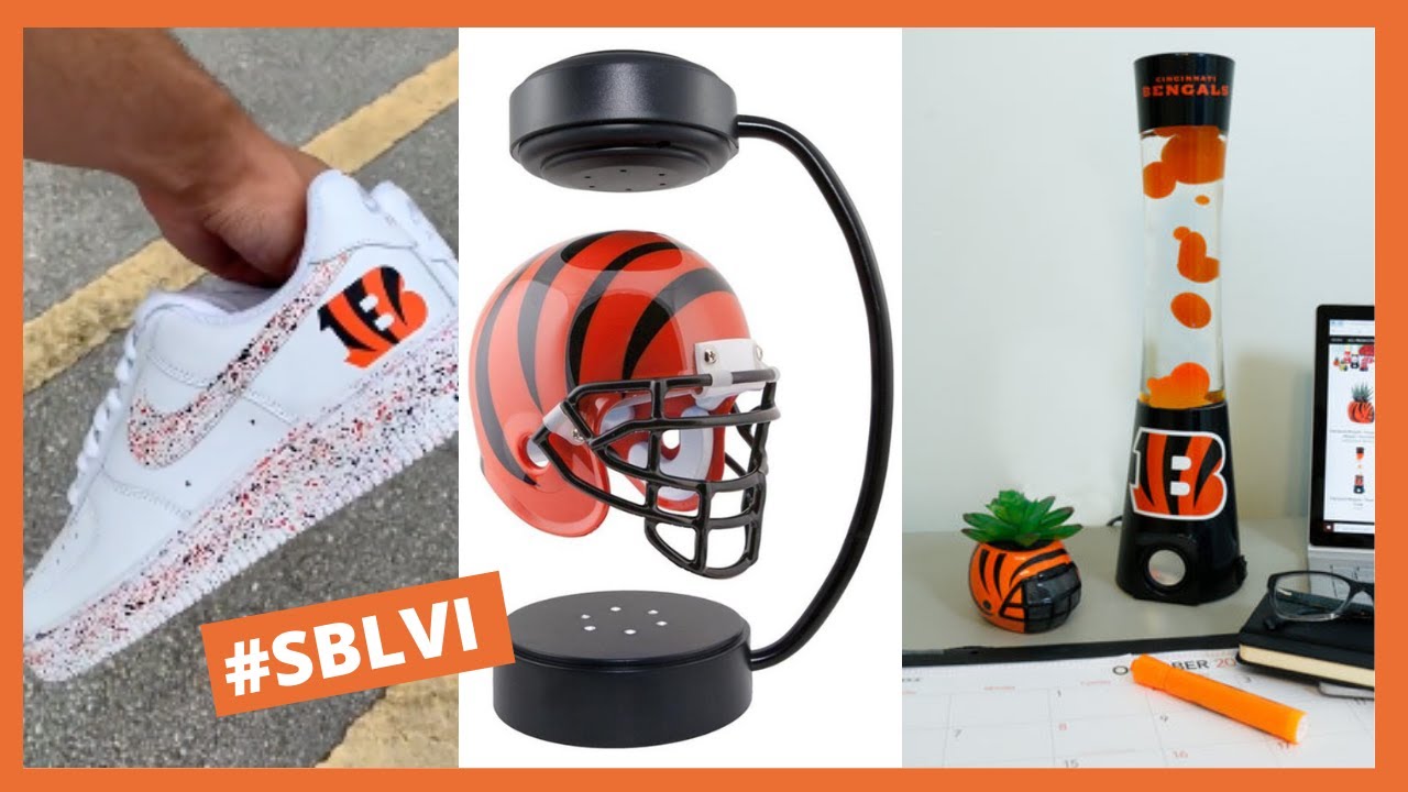 😎  Cincinnati Bengals Cool Merch, Accessories, Apparel, Gadgets | Super Bowl LVI NFL Bengals
