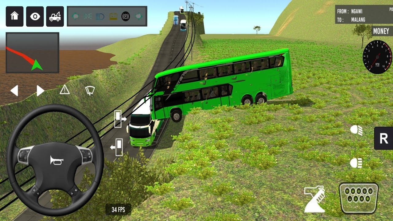 Indonesia Coach bus driving 🚌 😱| Euro bus simulator 2026 Android gameplay #game 