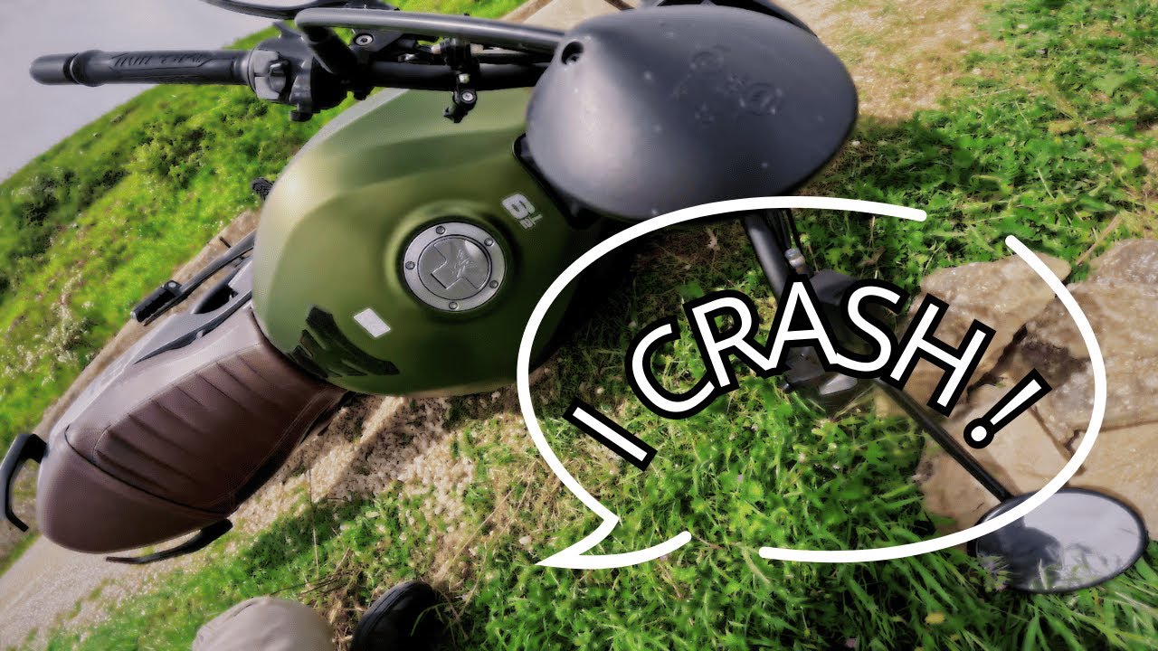 I CRASH my motorcycle (Full Video)