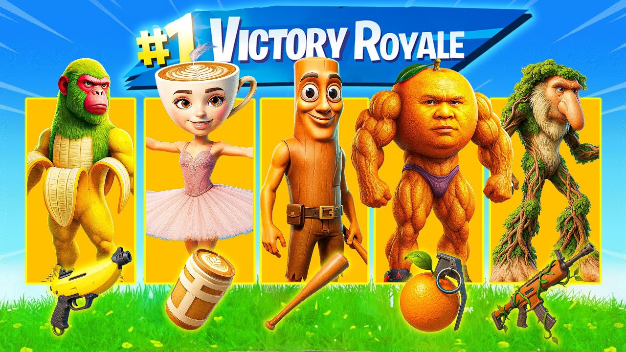 *СЛУЧАЙНОЕ* испытание Brainrot в Fortnite!