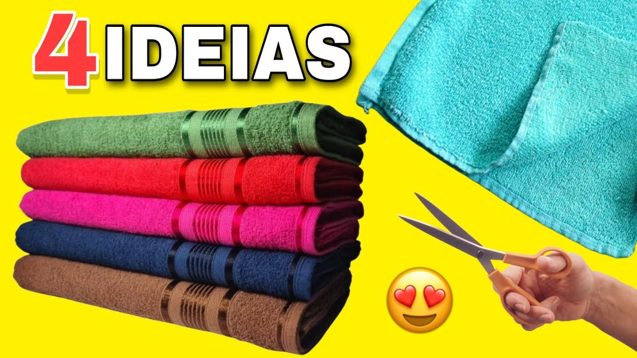 IDEIAS COM TOALHAS VELHAS | FAÇA VOCÊ MESMO.❤️