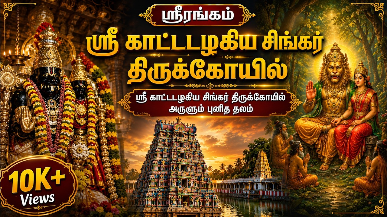 ஸ்ரீ காட்டழகிய சிங்கர் திருக்கோயில் | Srirangam Sri Kaattu Azhagiya Singar Temple Vlog | ஸ்ரீரங்கம்