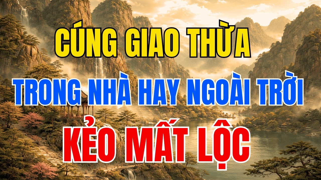 Cúng Giao Thừa Đúng Cách, Mở Cửa Đón Tài Lộc Cả Năm Hanh Thông