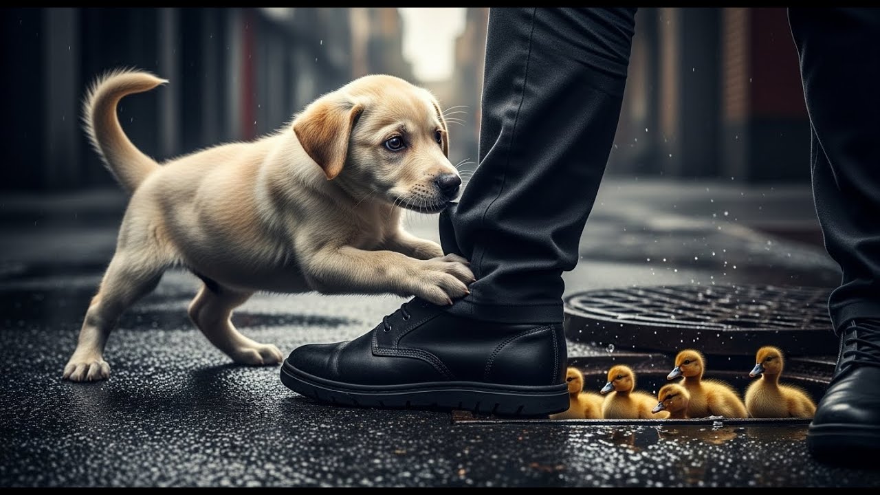 A Stray Puppy’s Race Against Time