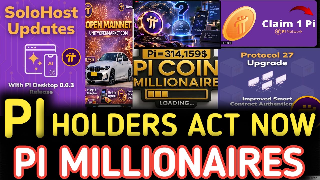 Pi Coin по $5 и статус миллионера, обновление Pi Network SoloHost, полезность Pi Network стремите...