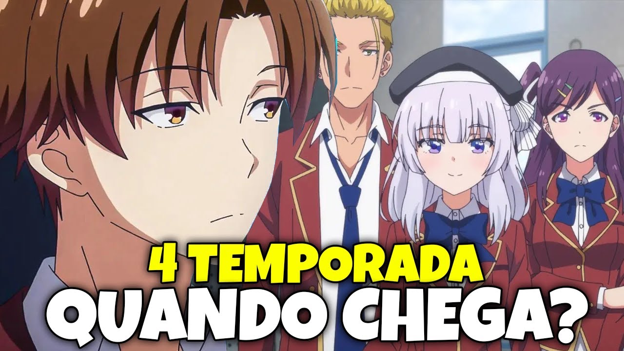YOUKOSO JITSURYOKU 4 TEMPORADA DATA DE LAN&Ccedil;AMENTO | QUANDO LAN&Ccedil;A NA CRUNCHYROLL?