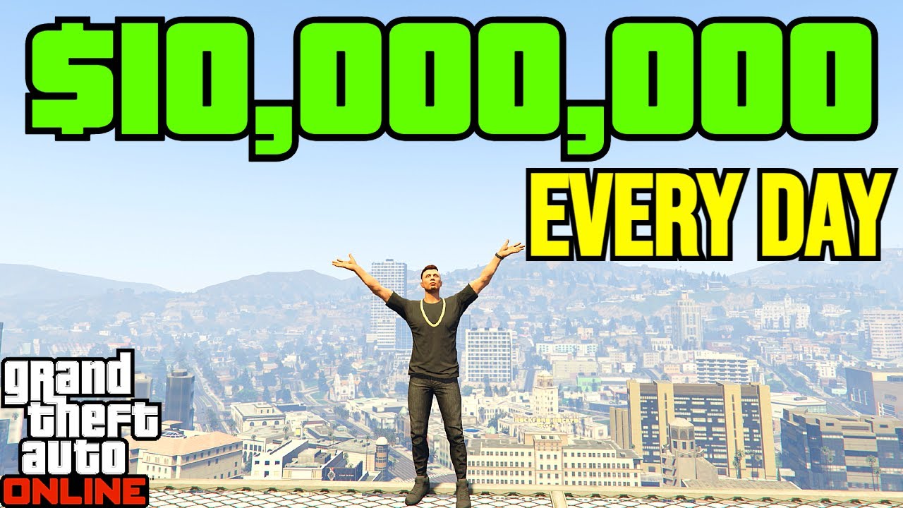 Как заработать 10 000 000 долларов в день в GTA Online! (Руководство по игре в одиночку)