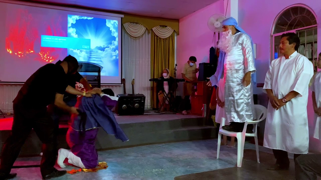 Drama: El Rico y Lázaro - Iglesias Evangelica Cristo Rey Santo Domingo Ecuador.