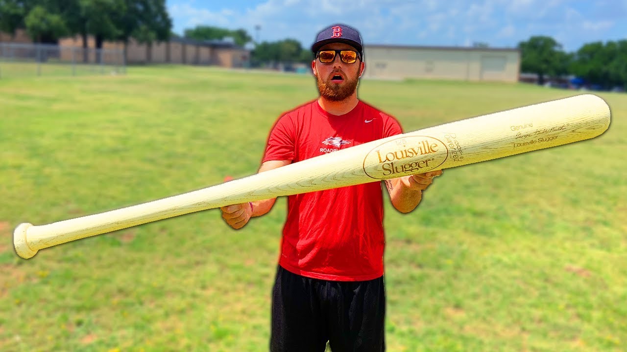 This Is The World's BIGGEST MLB Baseball Bat!