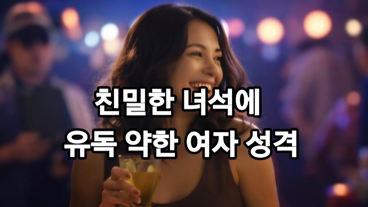 친밀한 녀석에 유독 약한 여자 성격
