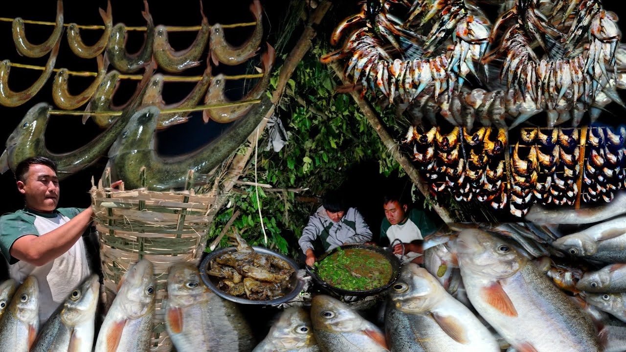 3 Days survival In Remote Nepal Bamboo Fish Trap In Jungle | Eastern Med-Hill Rural Nepal |