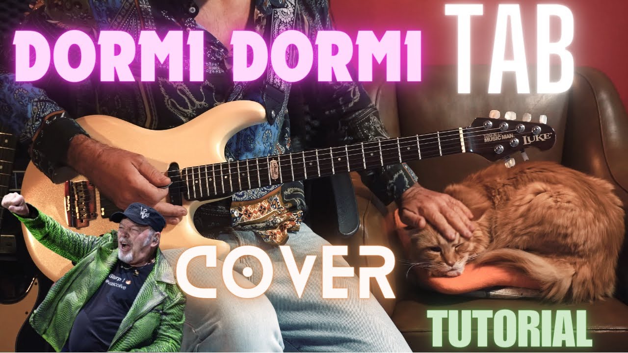 Dormi Dormi | Vasco Rossi Guitar Tab | Tutorial | Cover - Music Man Luke & Fractal FM3