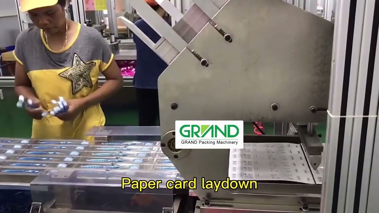 Toothbrush blister packaging machine