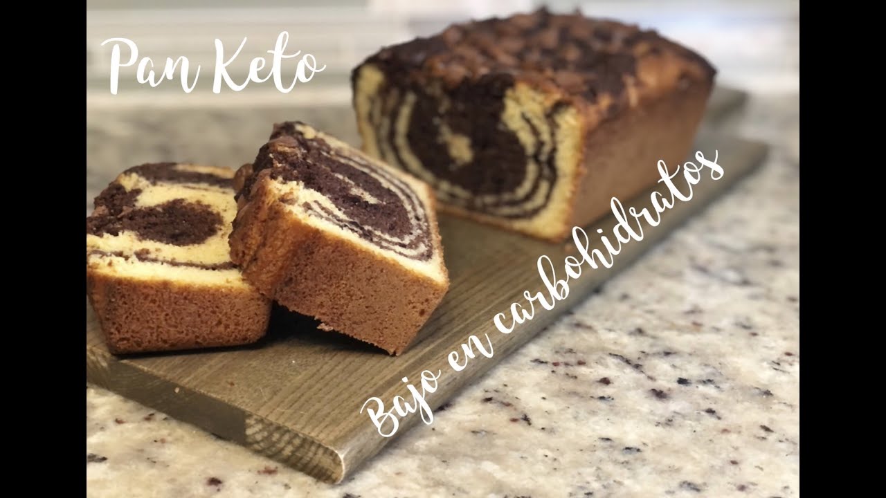 PANQUE MARMOLADO KETO/PAN BAJO EN CARBOHIDRATOS SOLO 2g NETOS POR REBANADA/ COCINA FACIL CON IVONNE