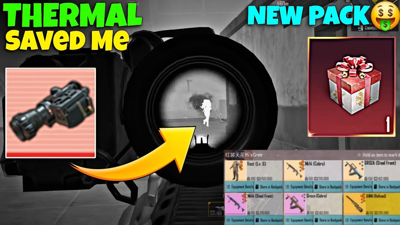 omg😲 Thermal scope Saved me from Camper🤪 | PUBG METRO ROYALE 