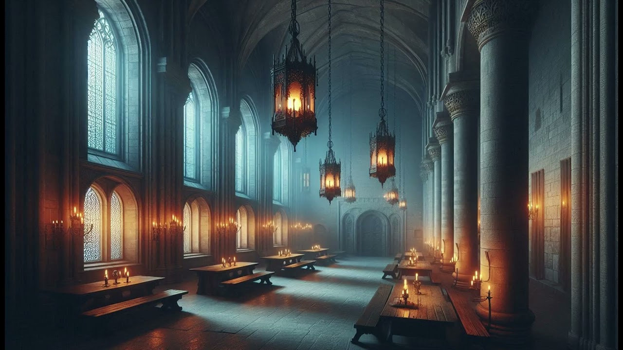 Medieval Fantasy Ambient for Focus & Calm | The Lantern Hall of Vaelor