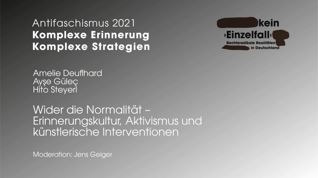 Eröffnungstalk mit Hito Steyerl, Ayşe Güleç und Amelie Deuflhard