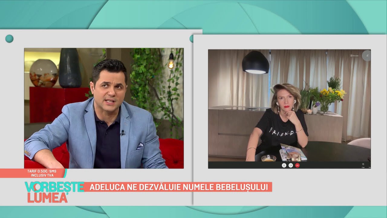 Adeluca ne dezvăluie numele bebelușului