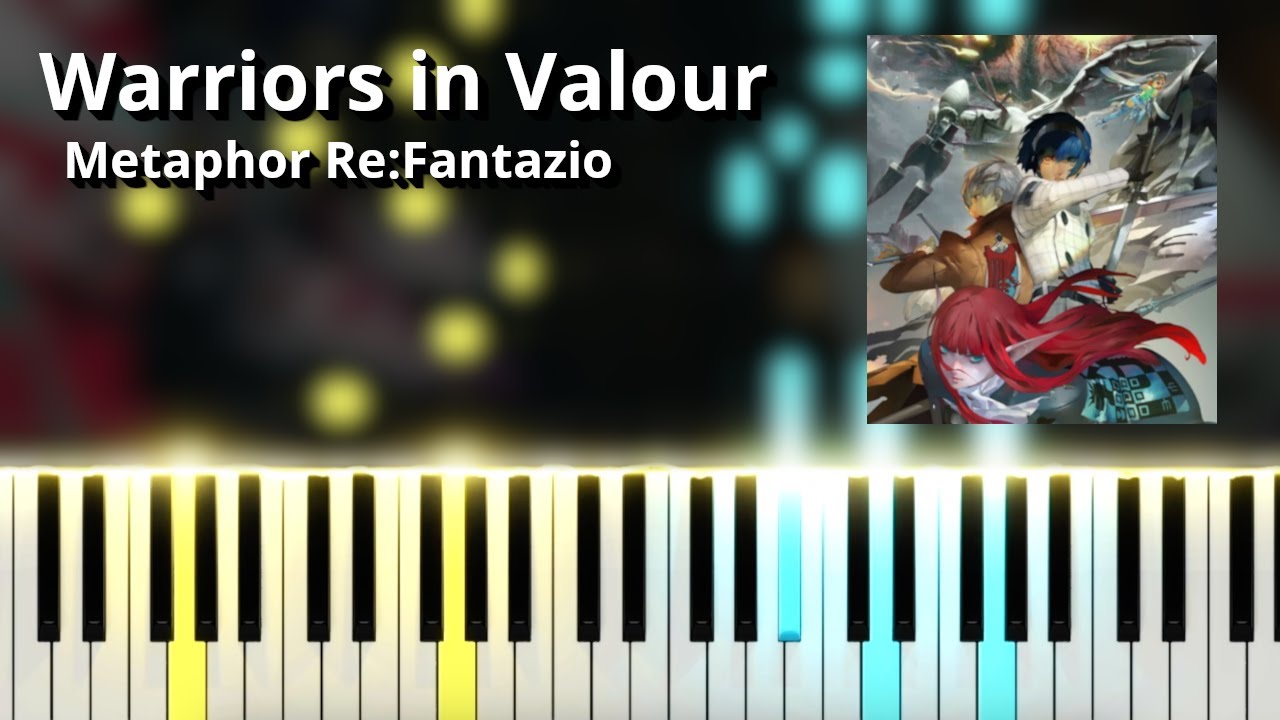 Warriors in Valour - Metaphor: ReFantazio OST (Piano Tutorial)