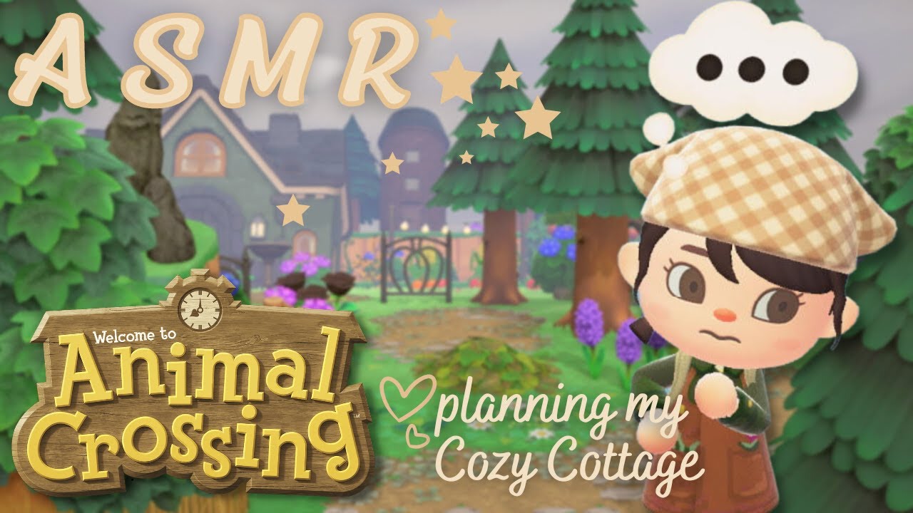 ASMR 🌧️ RELAXING gloomy day in Animal Crossing: New Horizons (build with me)