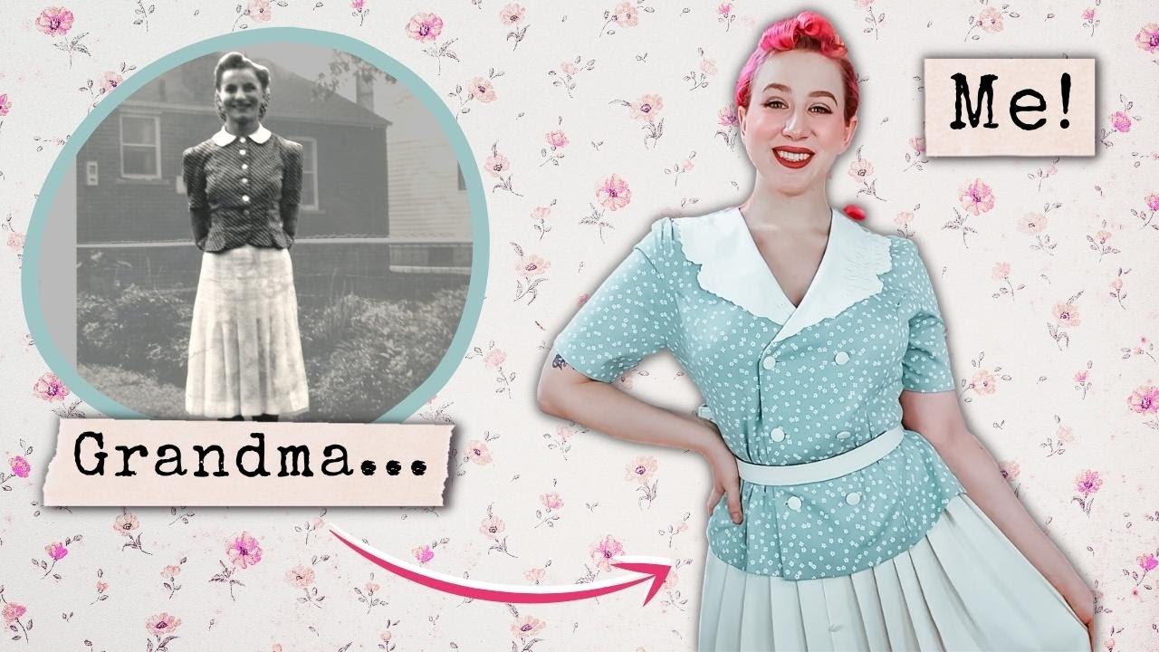 Recreating my Grandma's Vintage Outfits! // Lookbook