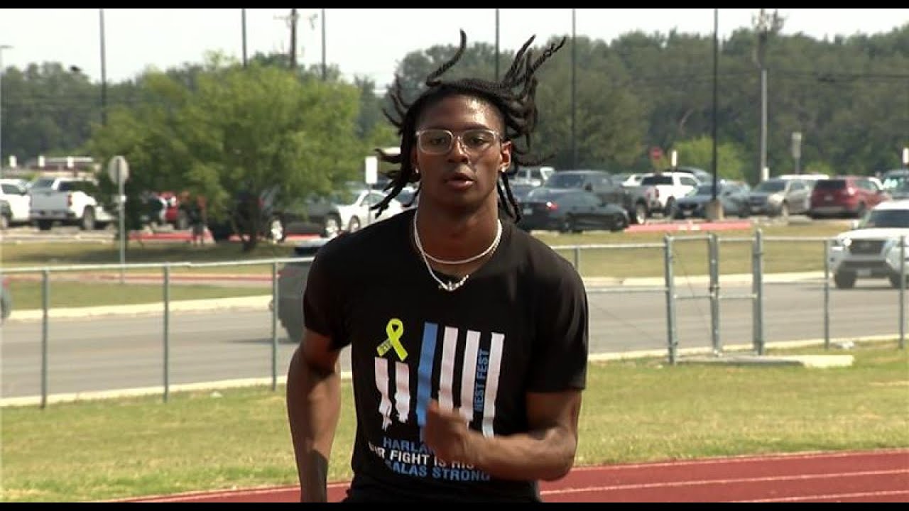 Harlan’s Tate Taylor shatters national record in 100-meter dash, goes 1-on-1 with KSAT 12 Sports
