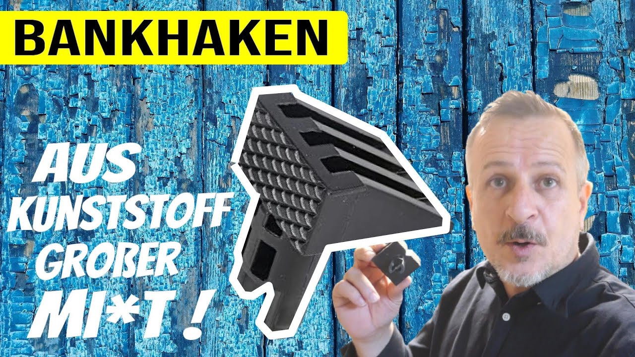 Bankhaken aus Kunststoff // Bankhaken aus Plastik im Test