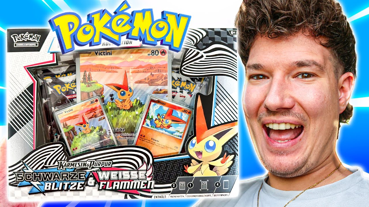 Ich öffne die NEUE Victini Pokémon Karten Box!🔥 Schwarze Blitze & Weiße Flammen