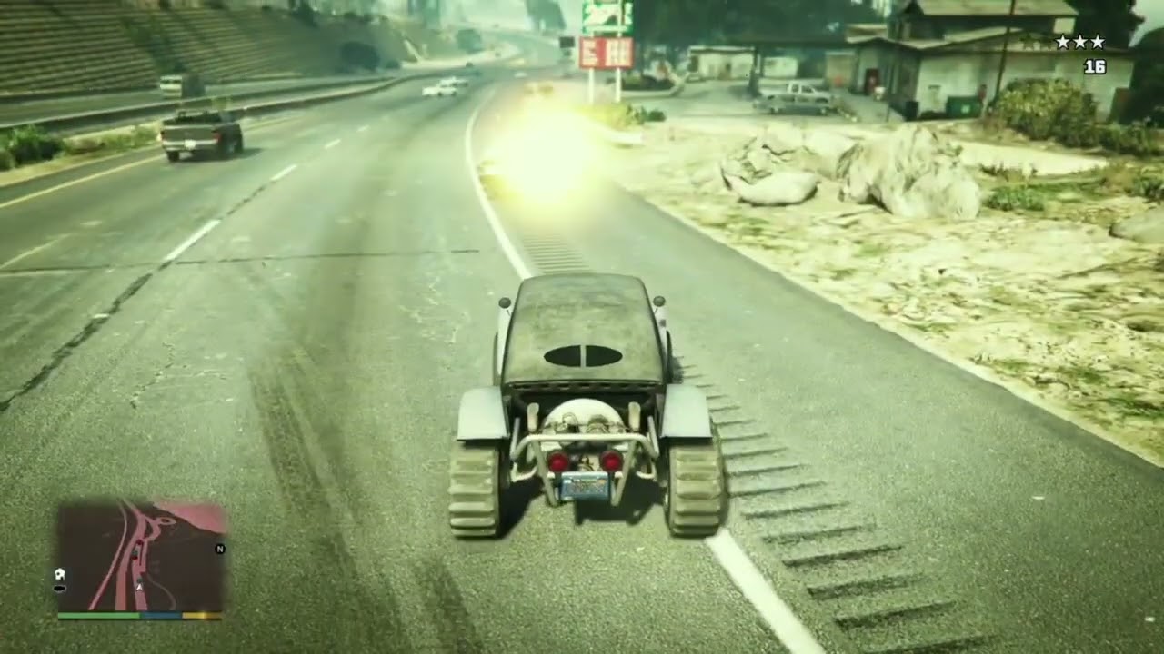 GTA 5 : Police chase my small buggy car #gta
