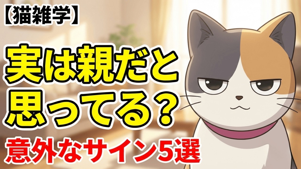 【猫の雑学】猫は飼い主を親だと思っている？行動学でわかる5つのサイン