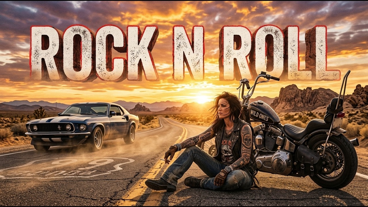 Rock N Ride – Wild American Highway Rock Mix | Biker Rock N Roll Driving Music