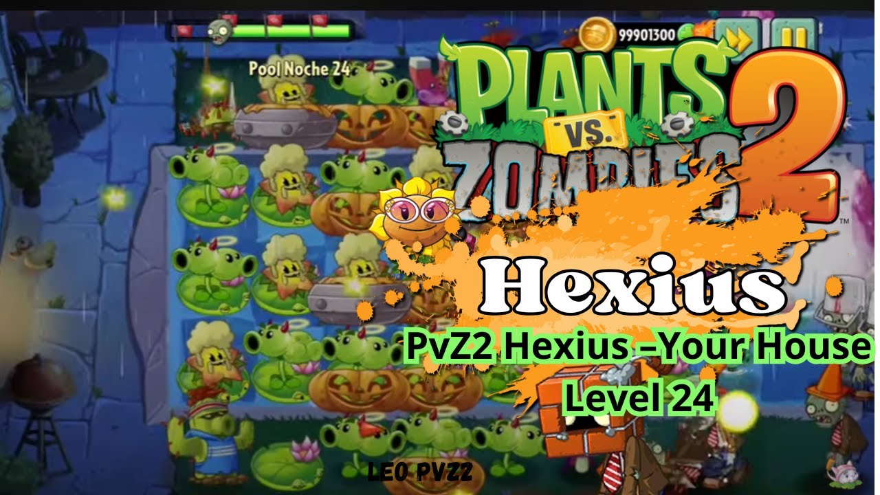 Plants vs Zombies 2 Hexius – Supera la Tormenta del Nivel 24 Sin Power-Up Eres capaz