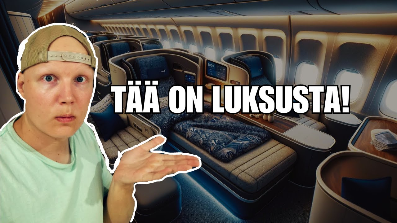 LENSIN FINNAIRIN BUSINESS LUOKASSA HIMAAN!