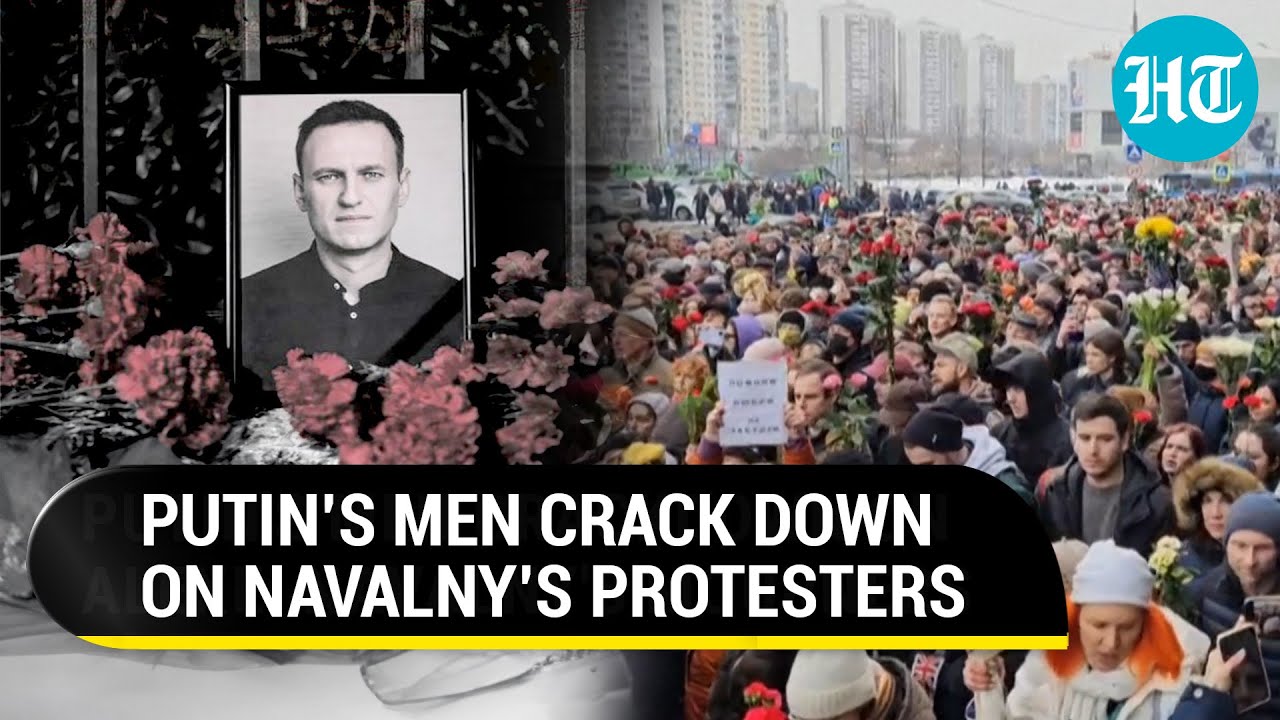 Putin's Bid To Silence Navalny's Mourners; Over 100 Detained As Anti-Russia Slogans Rock Nation