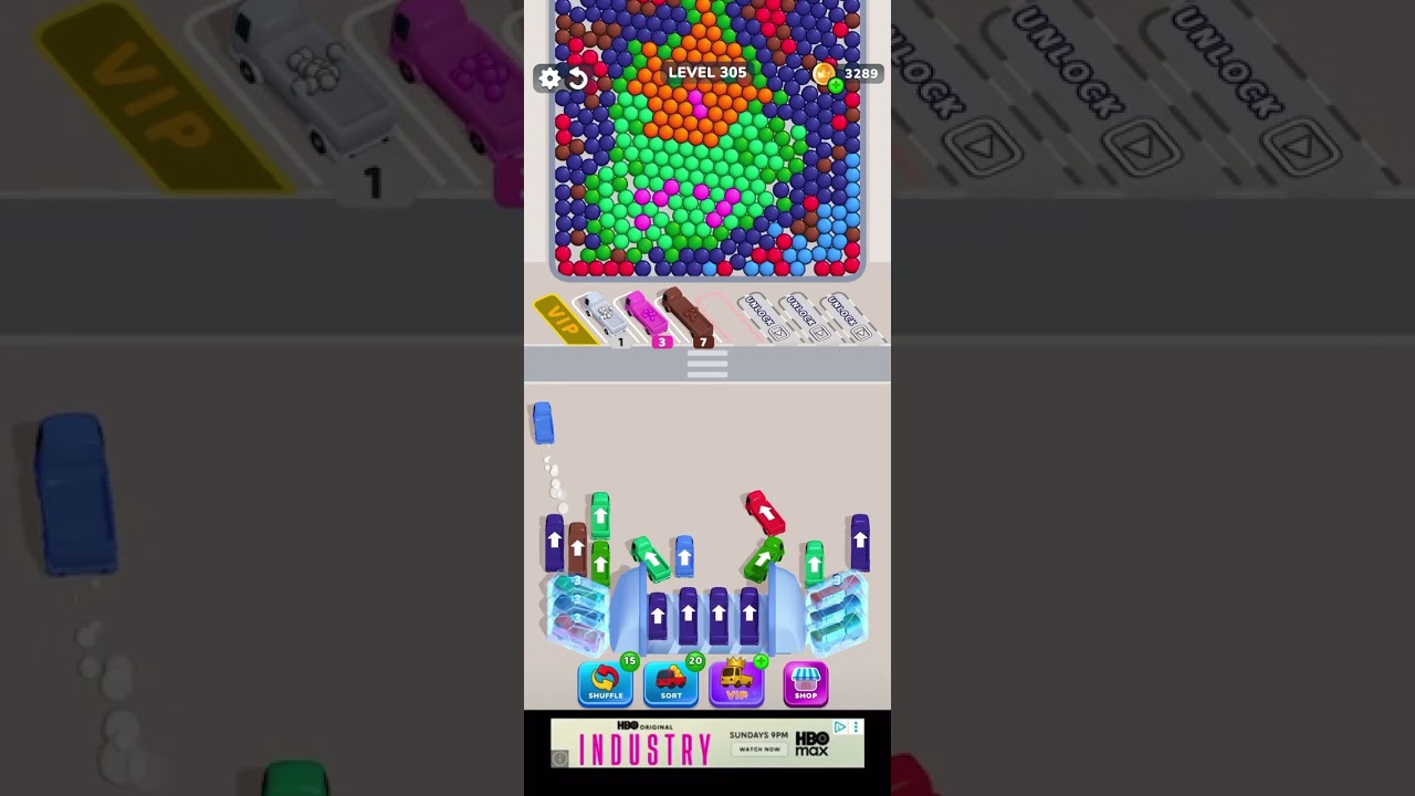 Bubble Bus: Parking Jam Puzzle 305