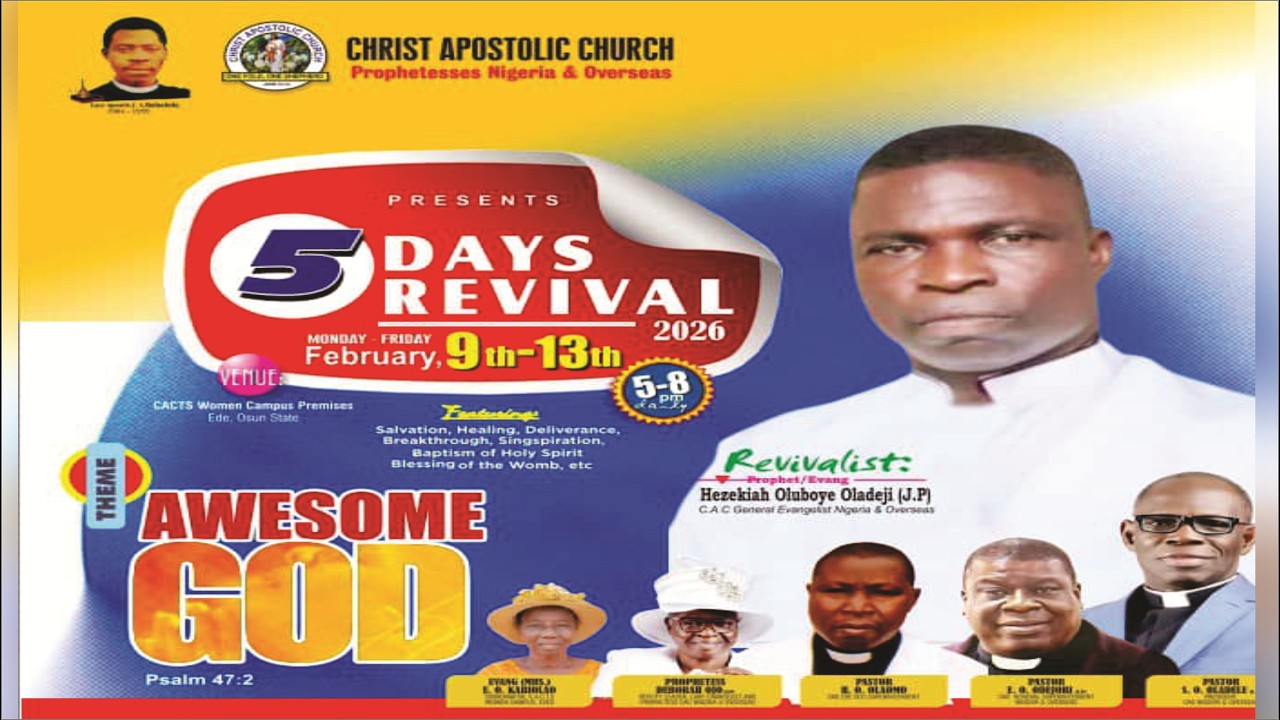 C.A.C PROPHETESS CONFERENCE 2026 || DAY THREE || EDE TOWN || PHMEDIA LIVE BROADCAST