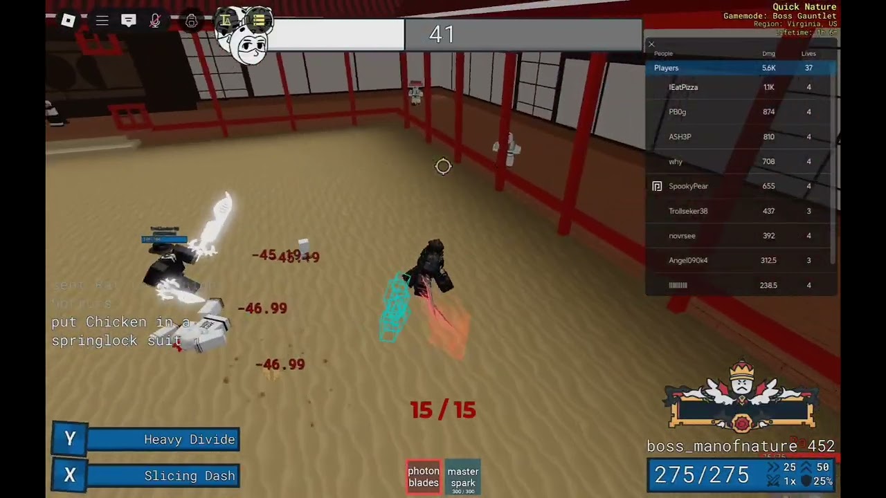 item asylum - photon blades and master spark in Man of Nature