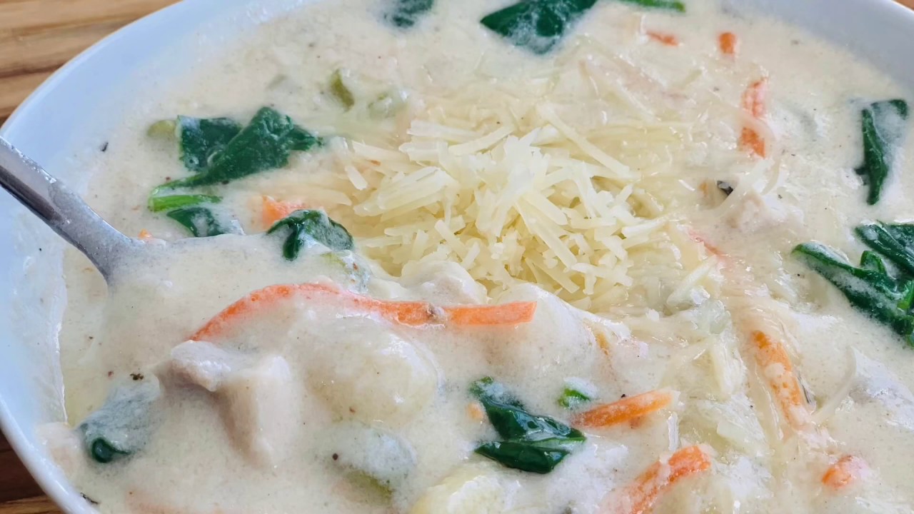 Куриный суп с ньокки от Olive Garden Copycat
