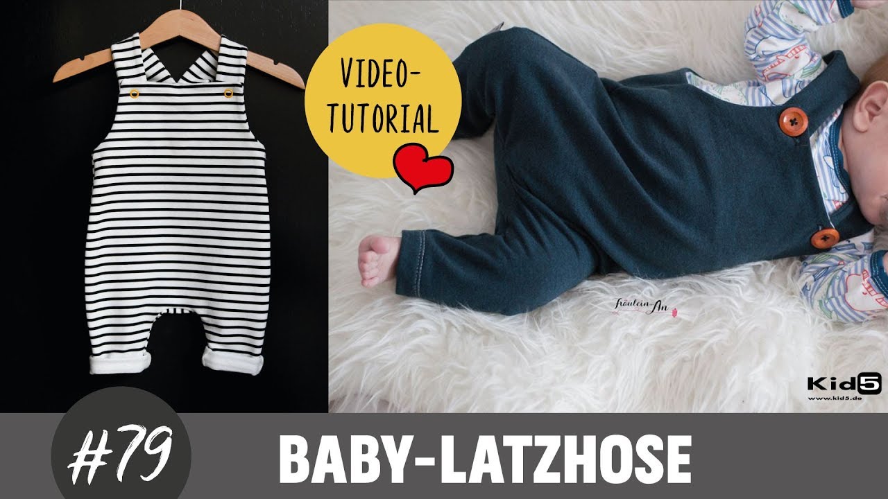Eine süße Baby-Latzhose ganz einfach selber nähen DIY-Näh-Tutorial