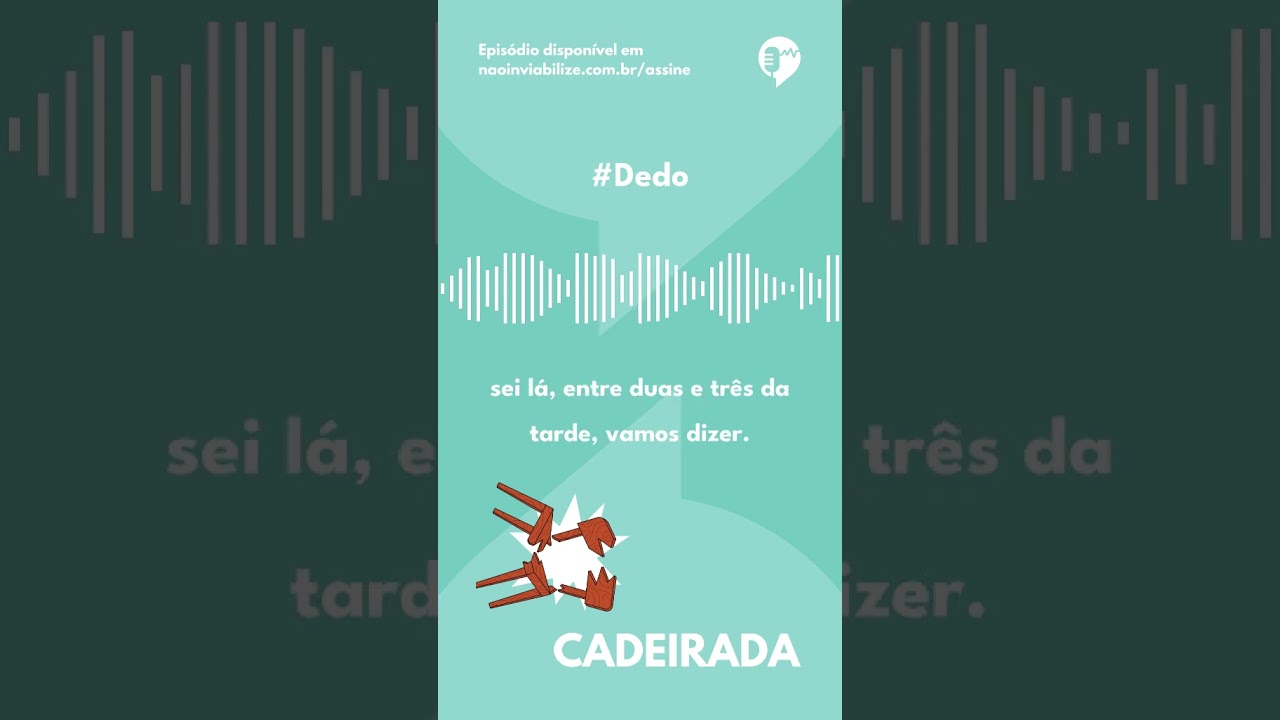 Assine o N&atilde;o Inviabilize e ou&ccedil;a o #Cadeirada.