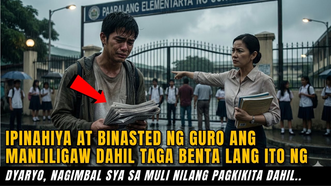 PINAHIYA AT BINASTED NG GURO ANG MANLILIGAW DAHIL DYARYO VENDOR LAMANG ITO, NGUNIT NAGIMBAL SYA NANG