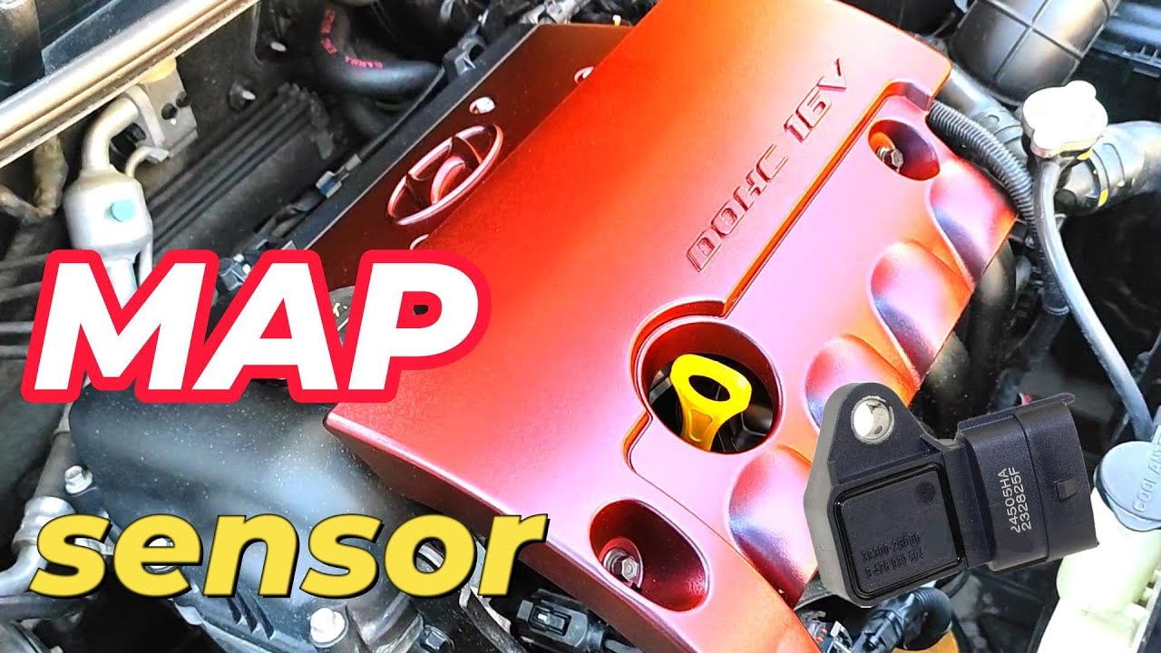 Eliminar tirones, falta potencia, ralentí inestable/Limpiar-cambiar MAP SENSOR motor G4FA paso a pas