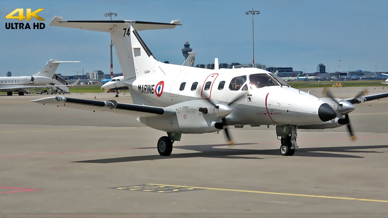 'French Navy 5025' Embraer 121 Xingu (74) | Amsterdam Schiphol