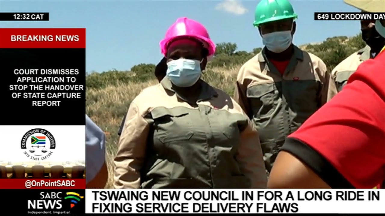 New council of Tswaing Municipality faces a mammoth task to address service delivery issues