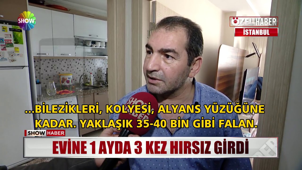 Evine 1 ayda 3 kez hırsız girdi