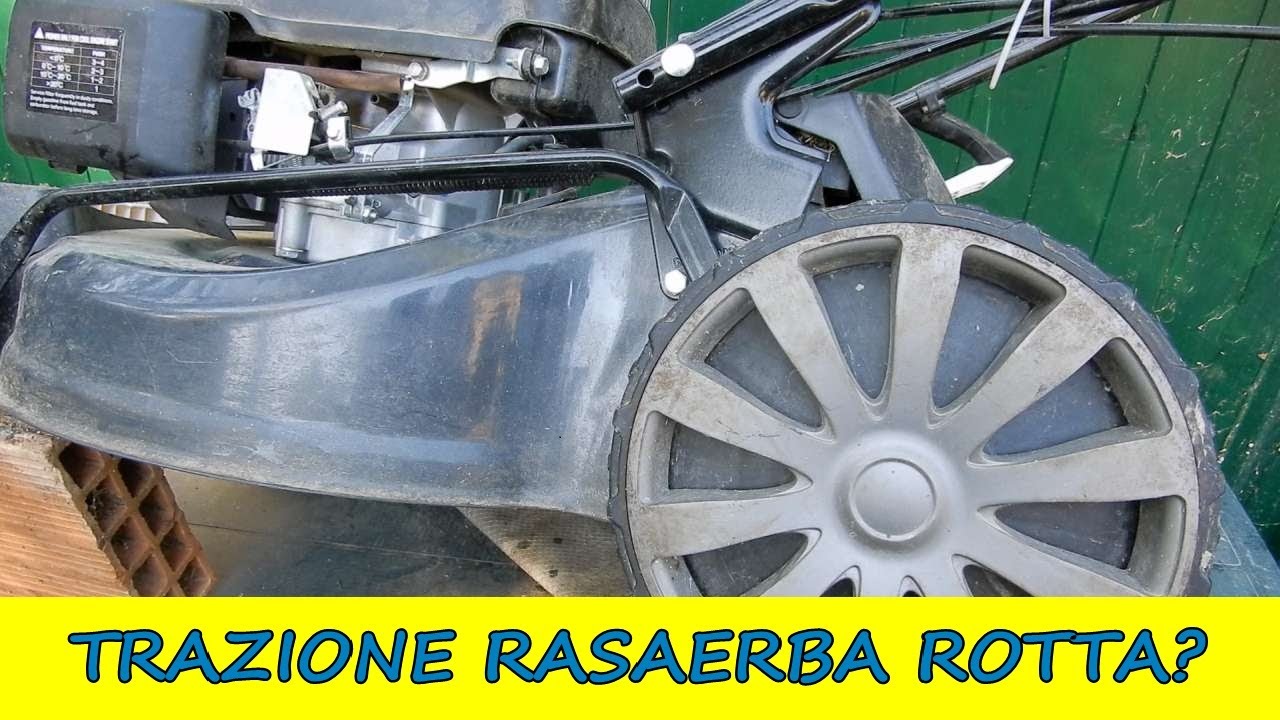 Ricerca guasto sul RASAERBA trazionato dopo urto con pietra