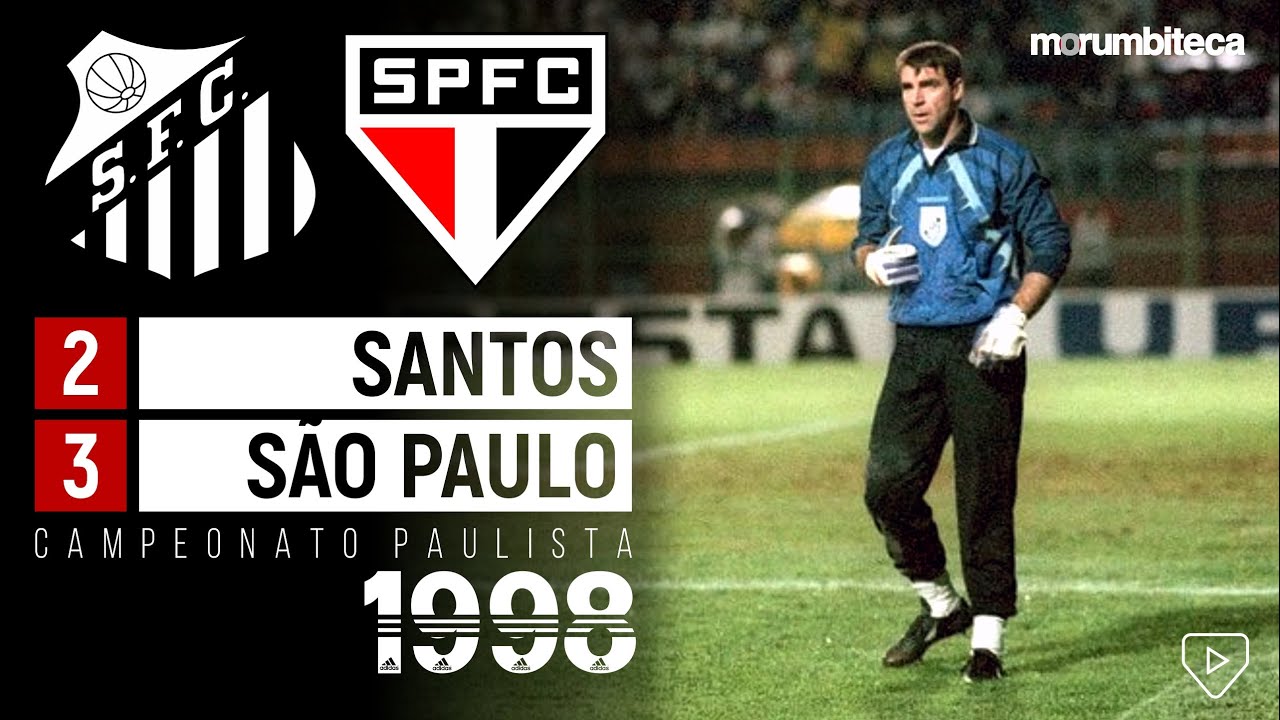 Santos 2x3 São Paulo - 1998 - A NOITE QUE ZETTI SOFREU NA MÃO DO SÃO PAULO!