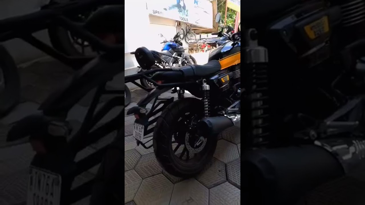 ZANA CRASH GUARD FIXED IN HONDA CB350