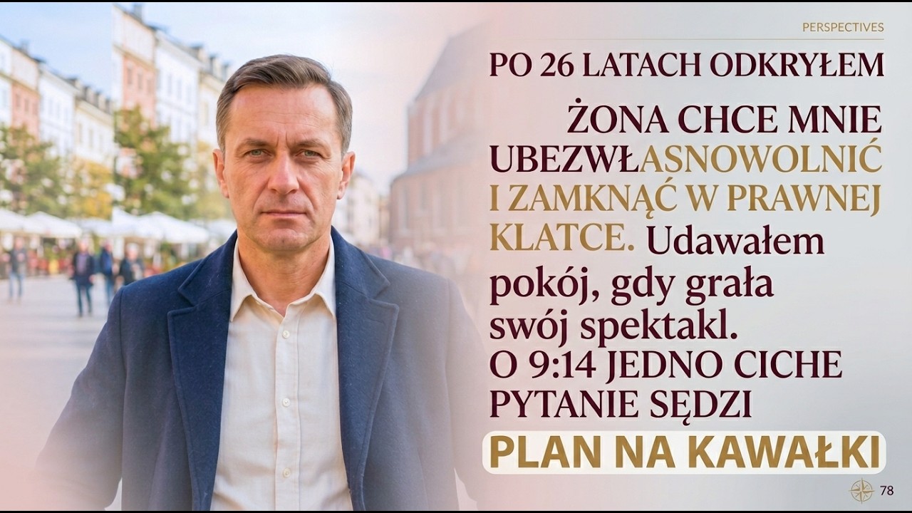 Żona chciała UBEZWŁASNOWOLNIĆ mnie po 26 latach… W sądzie jej teatr pękł w 1 minutę!